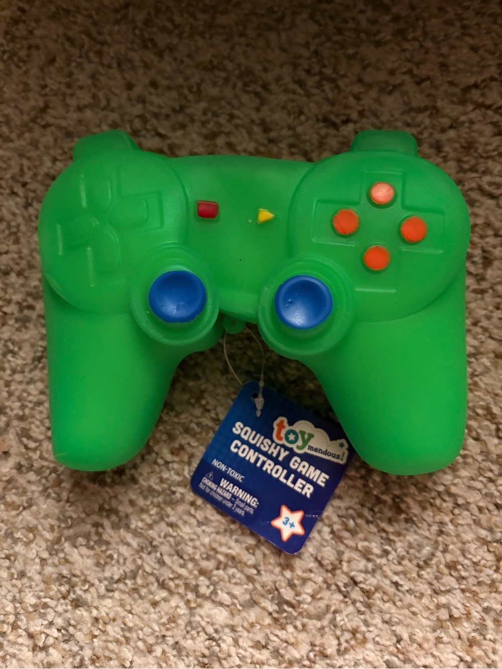 Green Squishy Game Controller Toy -